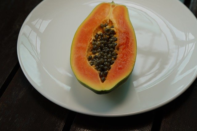 Papaya o mamon en almibar