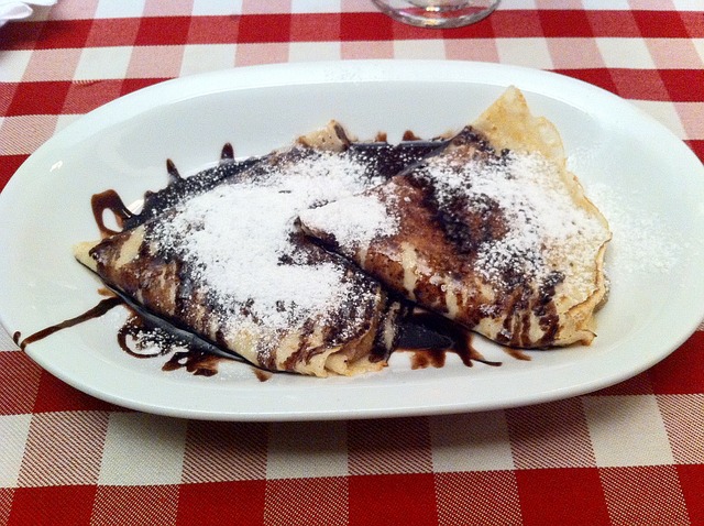 Receta de panqueques con helado