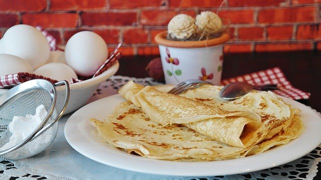 Receta Panqueques con Uvas