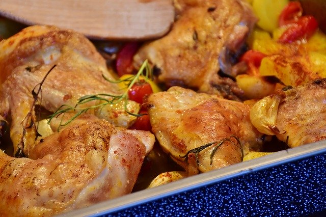 Pollo al horno rápido