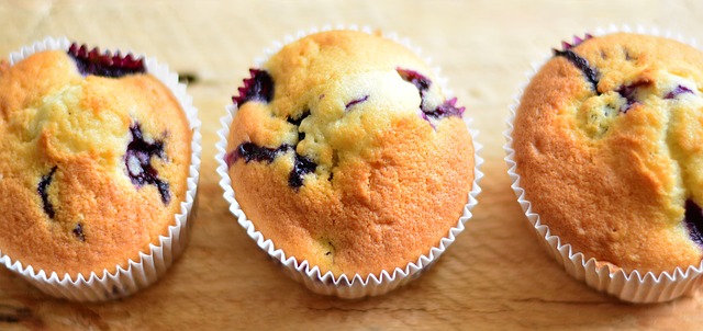 Cupcake con Arándanos