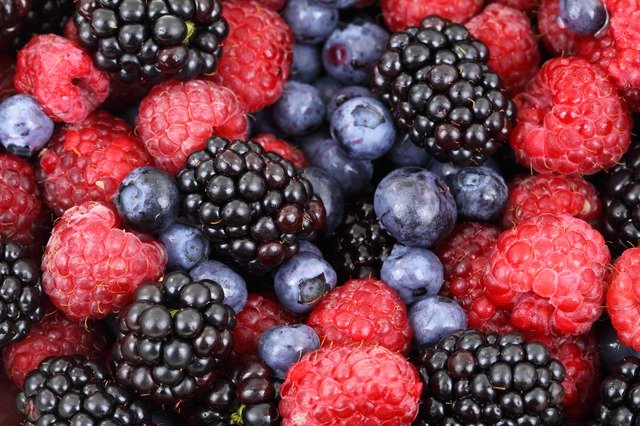 Sopa dulce de frutos rojos