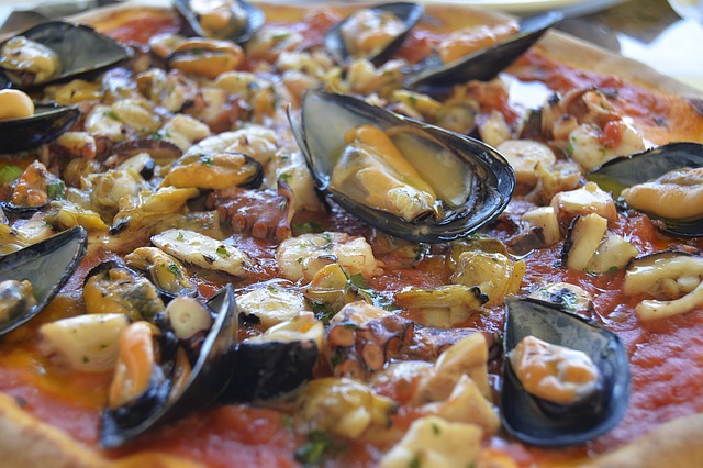 Pizza de Mariscos