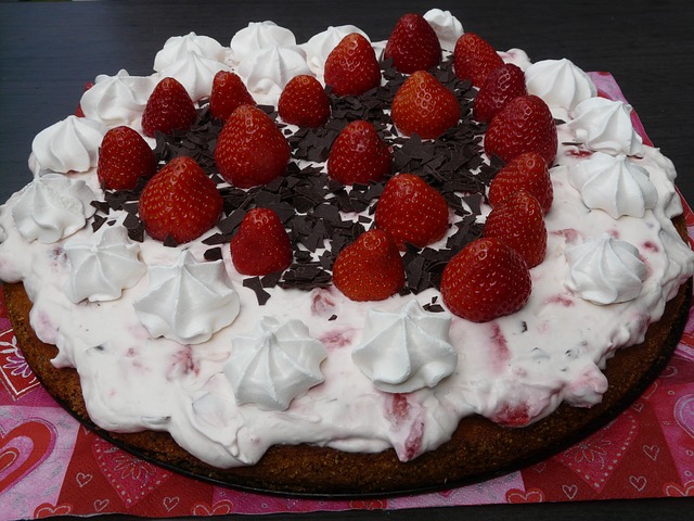 Torta de Frutillas al Sambayón