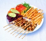 Brochettes De Panceta Y Cebolla