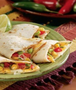 Quesadillas de Vegetales