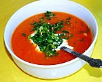 Sopa Fria De Manzanas Y Tomates