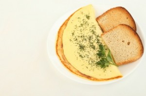 omelette de perejil Receta omelette de perejil