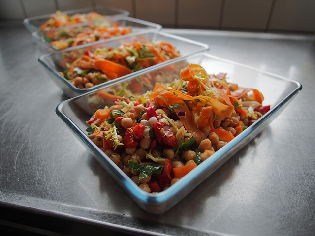 Ensalada de tomate y garbanzos