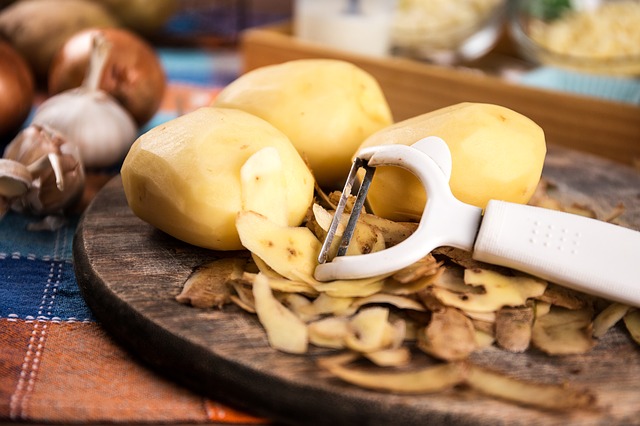 Papas asadas en microondas