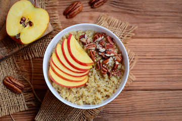 Postre de quinoa