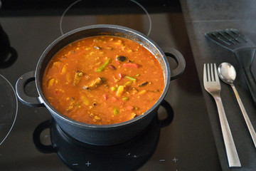 Sopa de quinoa y vegetales