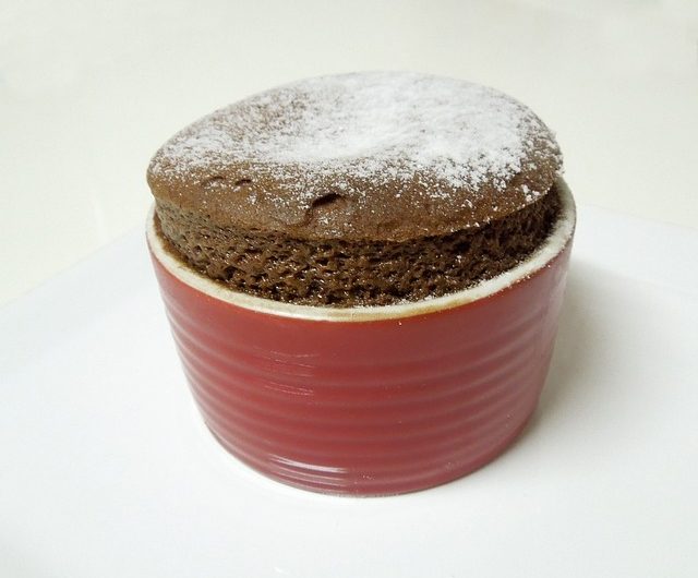 Soufflé de chocolate