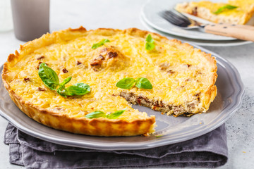 Tarta de cebolla y humita