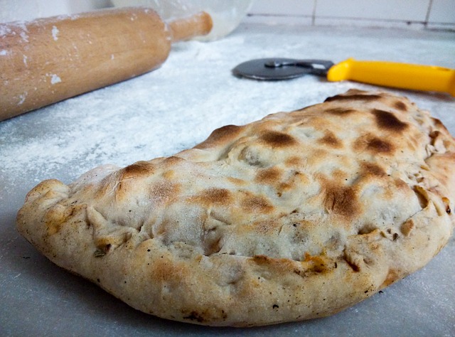 Calzone de ricotta y queso