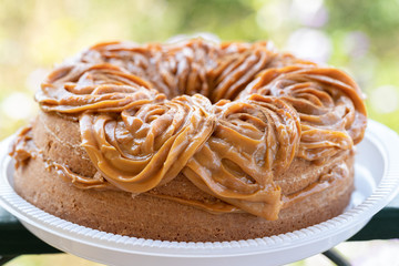 Torta de Dulce de Leche sin Gluten