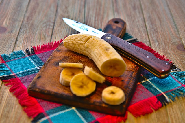 Postre de Vainilla y Bananas