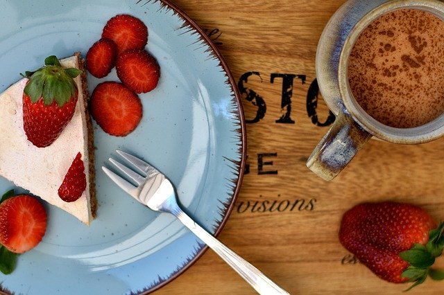 Tarta de Queso y Frutillas