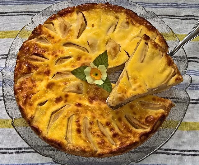 Tarta de Manzana y Maíz