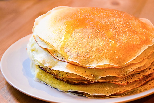 Crepes con Crema de Naranja