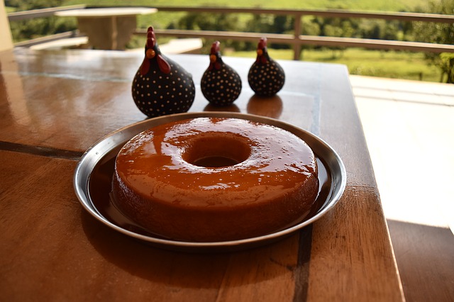 Flan de Mandarinas