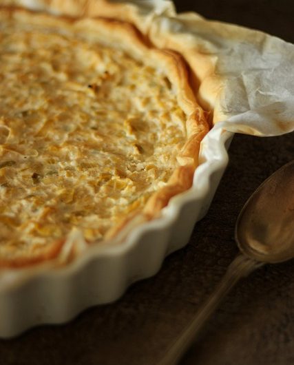 Quiche de Zanahorias con Ensalada