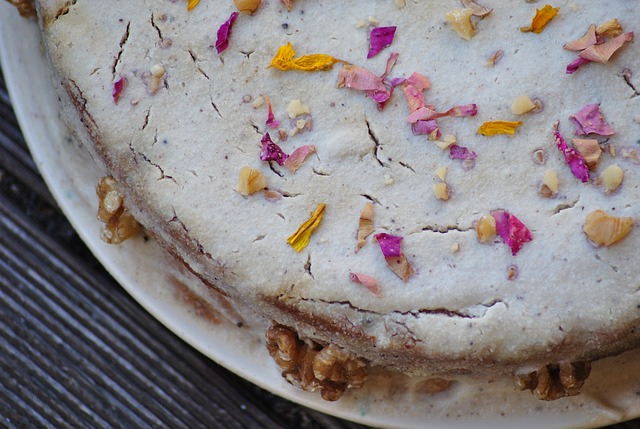 Torta Cubierta de Nueces