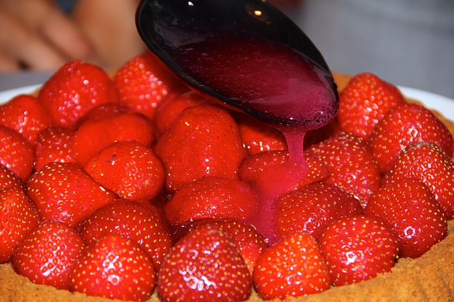 Torta de Merengue y Frutillas